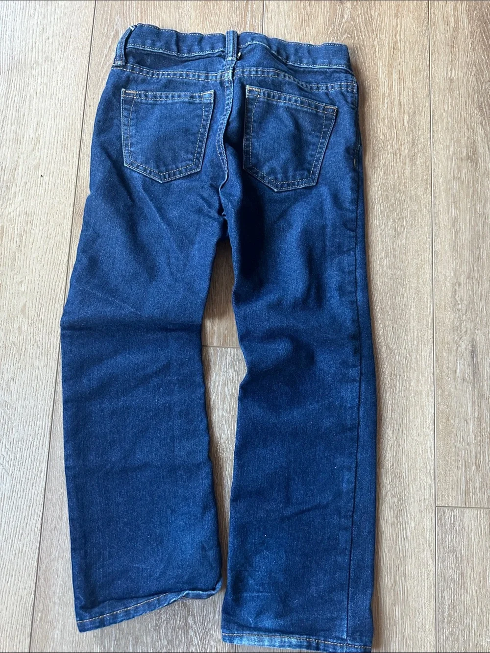 Old Navy Boys Blue Straight Leg Jeans Size 6 Adjustable Waist